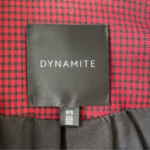 Dynamite-micro plaid Cropped Blazer - Picture 10 of 11